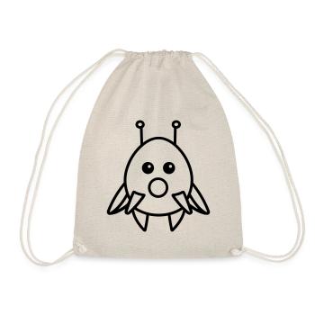 flying saucer - Drawstring Bag - nature - Front