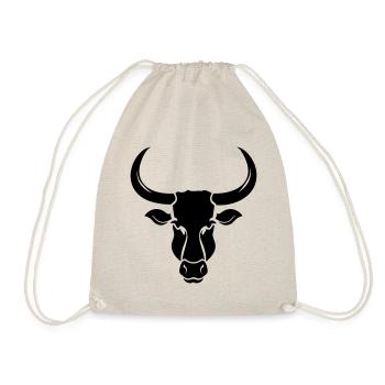 Stier - Turnbeutel - Natur - Vorne