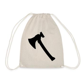 axe - Drawstring Bag - nature - Front