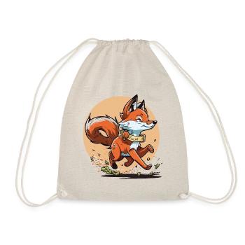 Fox Runner - Drawstring Bag - nature - Front