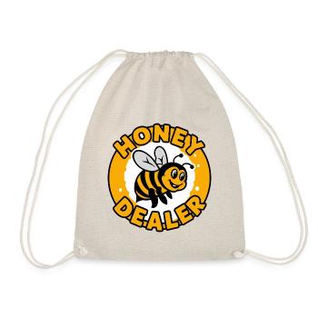 Fun Honey Dealer Bee Zitat Imker - Turnbeutel - Natur - Vorne