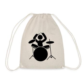 batteur icône batteur - Sac de sport léger - nature - Devant
