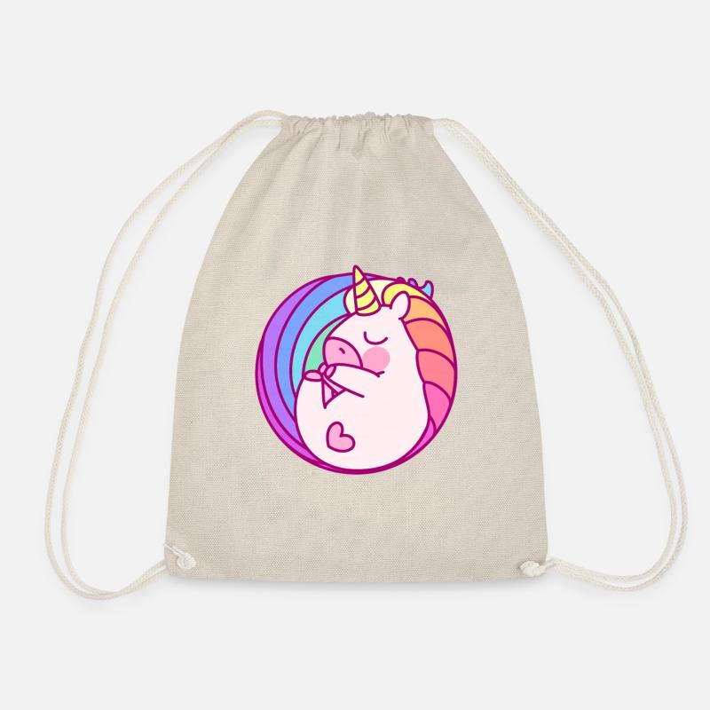 Unicorn - dream - Drawstring Bag - nature