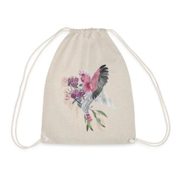 Galah sur la fleur d'eucalyptus - Sac de sport léger - nature - Devant