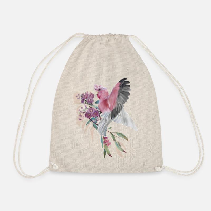 Galah auf der Eukalyptusblüte - Turnbeutel - Natur