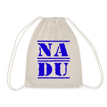 na du blau - Turnbeutel - Natur - Vorne