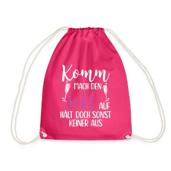 Party Drôle Dire Filles Soirée Chemise - Sac de sport léger - fuchsia - Devant