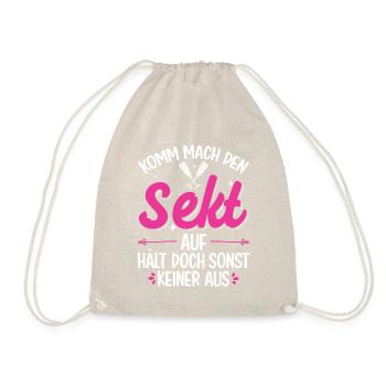 Party Drôle Dire Filles Soirée Chemise - Sac de sport léger - nature - Devant