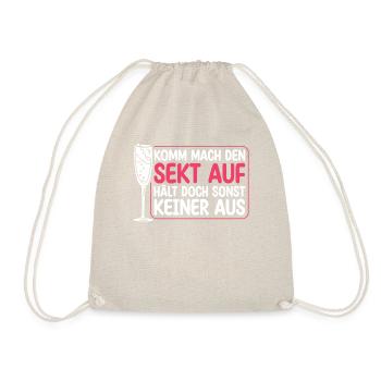 Party Drôle Dire Filles Soirée Chemise - Sac de sport léger - nature - Devant