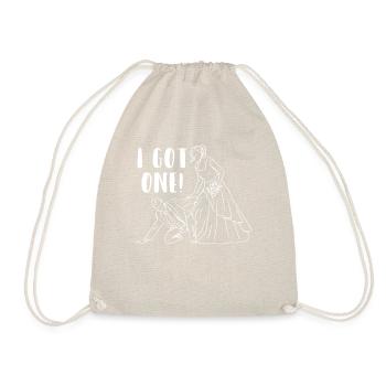 I Got One Bride Engagement Humor Tee - Turnbeutel - Natur - Vorne