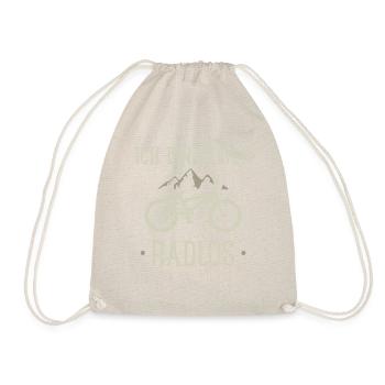 Bicycle Humor Rare Wheelless Design - Drawstring Bag - nature - Front