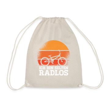 Bicycle Humor Rare Wheelless Design - Drawstring Bag - nature - Front