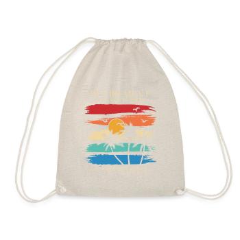 2024 Retirement Countdown Beach Tee - Drawstring Bag - nature - Front