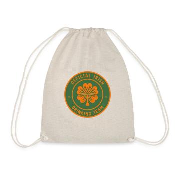 Irish Drinking Team Leprechaun shirt - Drawstring Bag - nature - Front