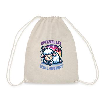 Chemise de nuit avec des moutons et des étoiles - Sac de sport léger - nature - Devant