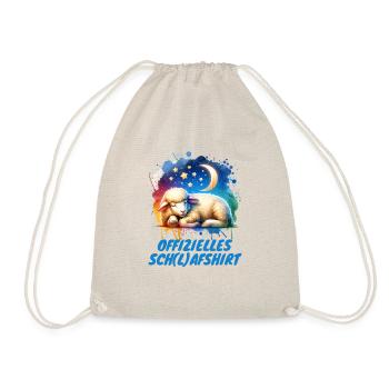 Chemise de nuit avec des moutons et des étoiles - Sac de sport léger - nature - Devant