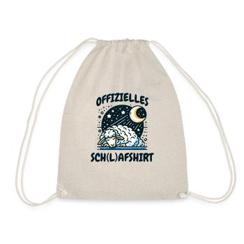Chemise de nuit avec des moutons et des étoiles - Sac de sport léger - nature - Devant