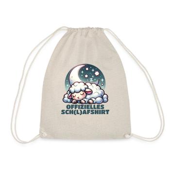 Chemise de nuit avec des moutons et des étoiles - Sac de sport léger - nature - Devant