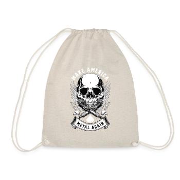 Metal Revival American Spirit Tee - Drawstring Bag - nature - Front