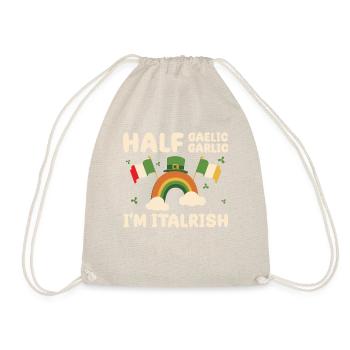 T-shirt irlando-italien de la Saint-Patrick - Sac de sport léger - nature - Devant