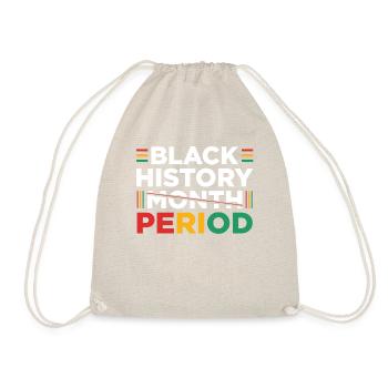 Monat der schBlack History Period Essential Tee - Turnbeutel - Natur - Vorne