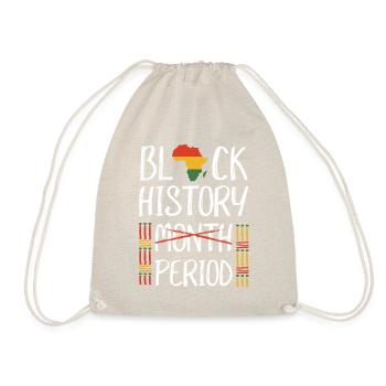 Monat der schBlack History Period Essential Tee - Turnbeutel - Natur - Vorne
