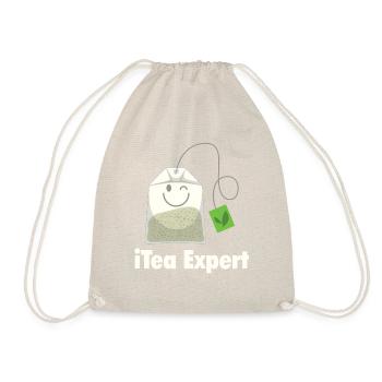 iTea Expert Funny Nerd Tee Shirt - Drawstring Bag - nature - Front