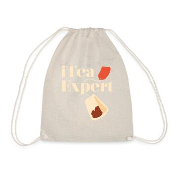 iTea Expert Funny Nerd Tee Shirt - Drawstring Bag - nature - Front