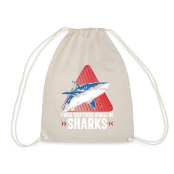 T-shirt de citation humoristique de la semaine des requins - Sac de sport léger - nature - Devant