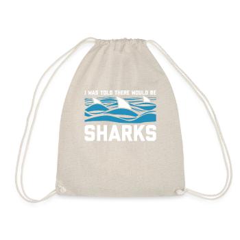 T-shirt de citation humoristique de la semaine des requins - Sac de sport léger - nature - Devant