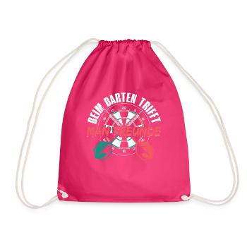 Dartplayer Chemise à motif d’amitié - Sac de sport léger - fuchsia - Devant