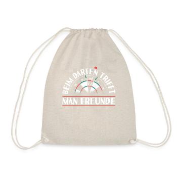 Dartplayer Chemise à motif d’amitié - Sac de sport léger - nature - Devant