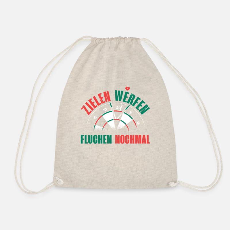 Dart Zyklus Humor Tee - Turnbeutel - Natur