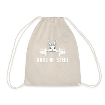 Steel Buns Bunny T-shirt d’entraînement - Sac de sport léger - nature - Devant