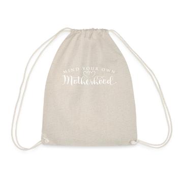 T-shirt unique de la vie de maman de la maternité - Sac de sport léger - nature - Devant