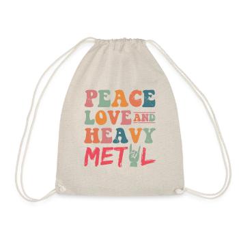 T-shirt arc-en-ciel Licorne Heavy Metal - Sac de sport léger - nature - Devant