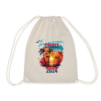 T-shirt « Croisière Lune de Miel Pour Couples 2024 » - Sac de sport léger - nature - Devant