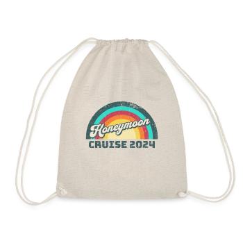 T-shirt « Croisière Lune de Miel Pour Couples 2024 » - Sac de sport léger - nature - Devant