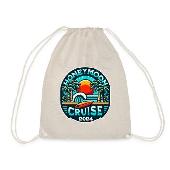T-shirt « Croisière Lune de Miel Pour Couples 2024 » - Sac de sport léger - nature - Devant