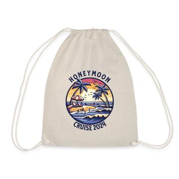 T-shirt « Croisière Lune de Miel Pour Couples 2024 » - Sac de sport léger - nature - Devant