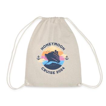 T-shirt « Croisière Lune de Miel Pour Couples 2024 » - Sac de sport léger - nature - Devant