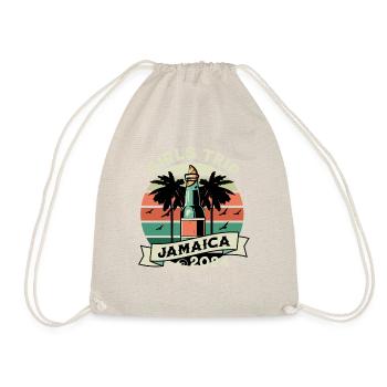 Jamaica Girls Trip 2024 Strand-t-shirt - Turnbeutel - Natur - Vorne