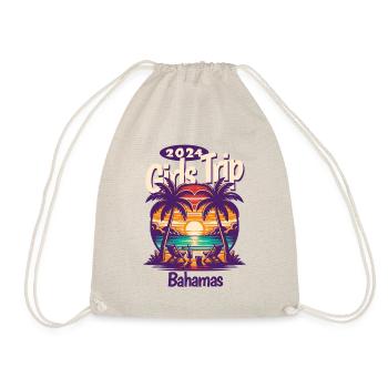 T-shirt tropical Bahamas Girls Trip 2024 - Sac de sport léger - nature - Devant