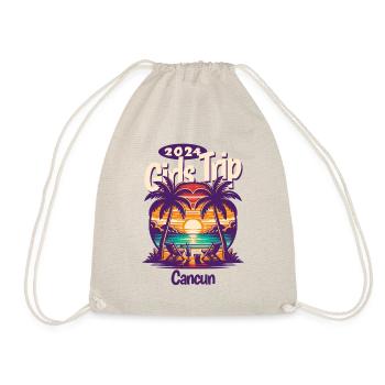 Cancun Girls Trip 2024 Fiesta Tee - Turnbeutel - Natur - Vorne