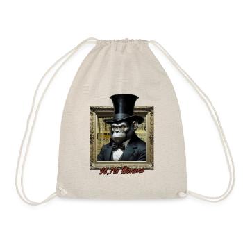 98.7 Bonobo Evolution Chimpanzee Tea - Drawstring Bag - nature - Front