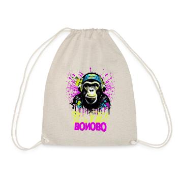 98.7 Bonobo Evolution Chimpanzee Tea - Drawstring Bag - nature - Front