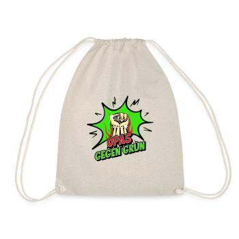 T-shirt Grand-père contre Vert Ironique - Sac de sport léger - nature - Devant