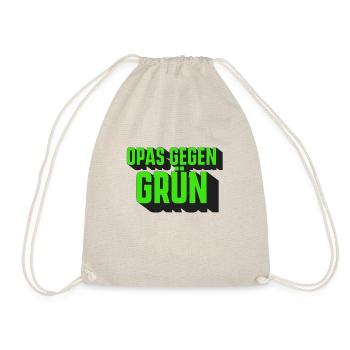 T-shirt Grand-père contre Vert Ironique - Sac de sport léger - nature - Devant
