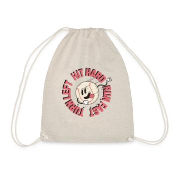 Baseball Heart Strategy Tee - Drawstring Bag - nature - Front