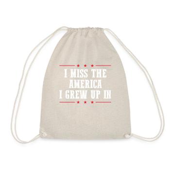 T-shirt rétro usa nostalgie - Sac de sport léger - nature - Devant